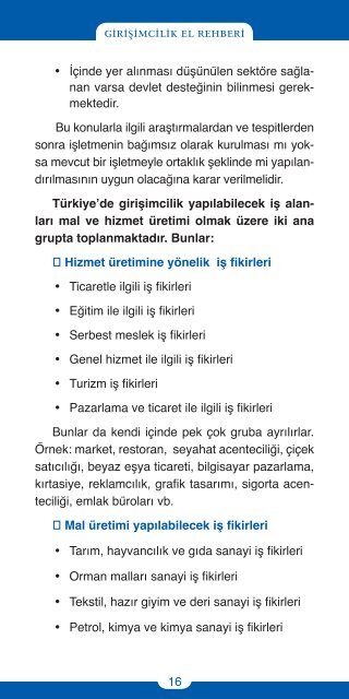 Girişimcilik El Kitabı