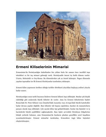 Ermeni Kilise Mimarisi - solak kedi