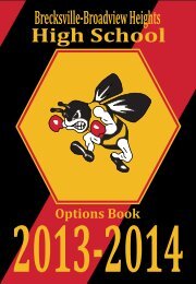 Options Book - Brecksville-Broadview Heights City Schools