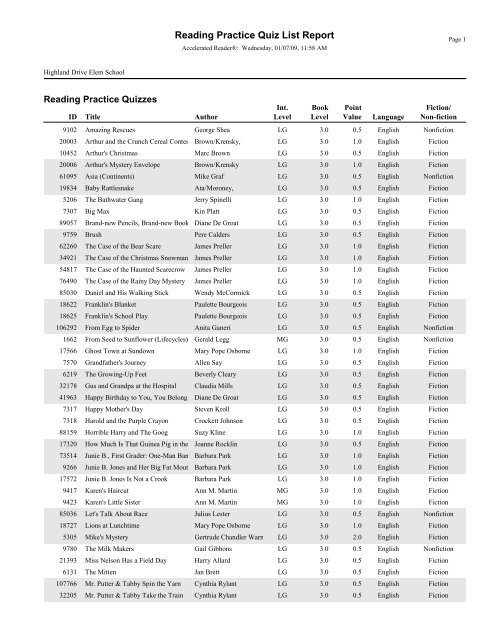 Ar Books Level 3 0 And Above Pdf Ar Books Level 3 0 And Above Pdf