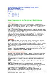 Loan Agreement for Temporary Exhibitions