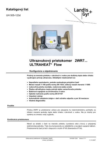 Ultraheat 2WR7 (PDF) - MaR TRADE