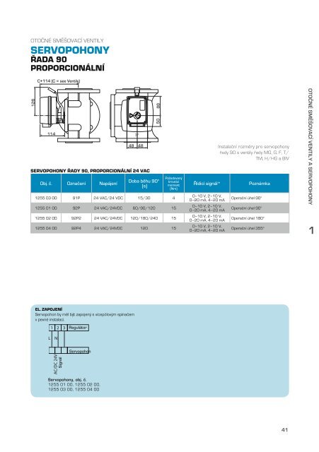 obsah 1 otočné směšovací ventily a servopohony 2 ... - MaR TRADE
