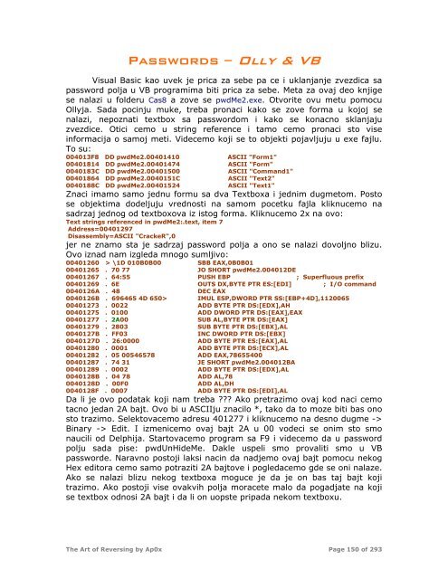 The Art of Reversing by Ap0x - Tutoriali.org