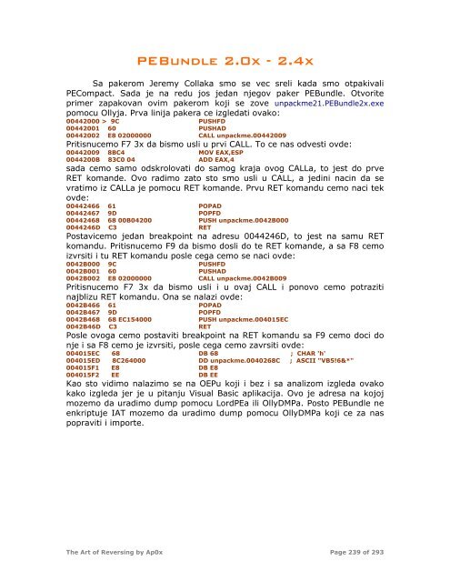 The Art of Reversing by Ap0x - Tutoriali.org