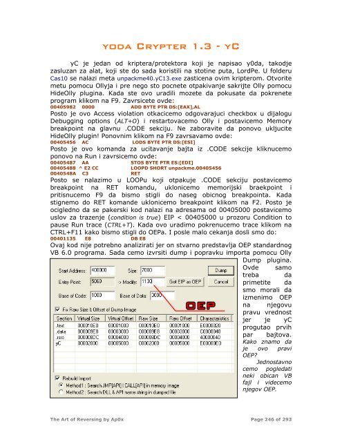 The Art of Reversing by Ap0x - Tutoriali.org