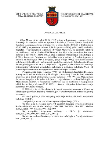 ÐÐ¸ÑÐ°Ð¸Ð»Ð¾Ð²Ð¸Ñ ÐÐ¸Ð»Ð°Ð½ - Medicinski fakultet Kragujevac
