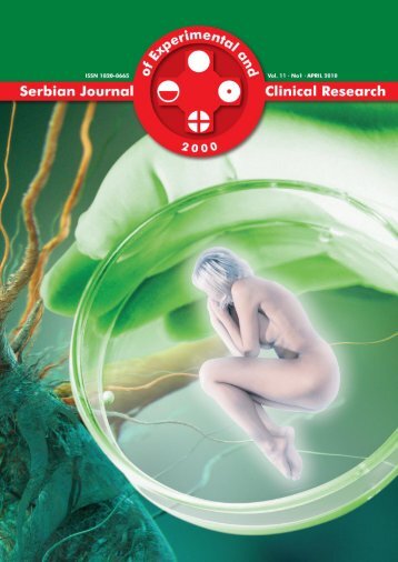 Serbian Journal of Experimental and Clinical Research Vol11 No1