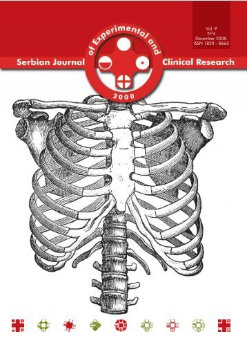 Serbian Journal of Experimental and Clinical Research Vol9 No4