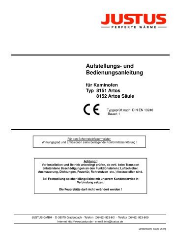 Aufstellungs- und Bedienungsanleitung - Moebelplus GmbH