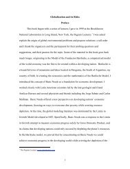 1 Globalization and its Risks Preface This book began ... - Chichilnisky