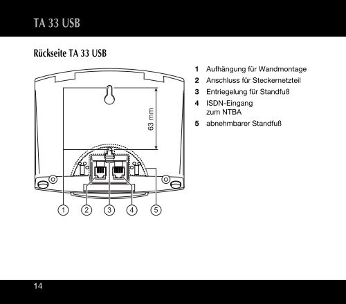 Bedienungsanleitung TA 33 USB - Digitale Sprach- und ...