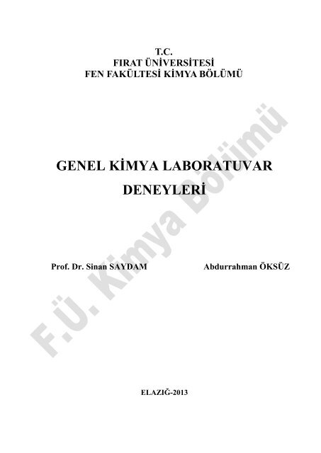 genel kimya laboratuvara portal genel kimya laboratuvara portal