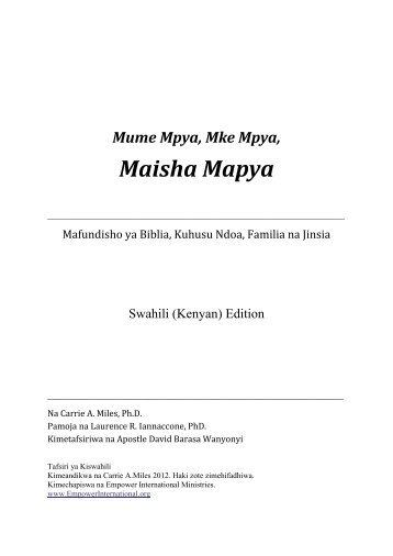 Maisha Mapya - Empower International Ministries