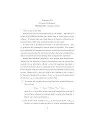 Economics 731b Economic Development PROBLEM SET 1 (thanks ...