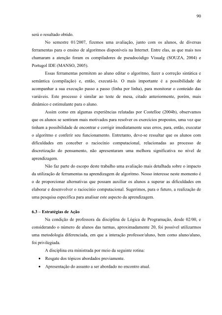 Mariangela de Oliveira Gomes Setti - Programa de PÃ³s-GraduaÃ§Ã£o ...