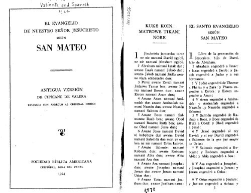 SAN MATEO - Biblacy