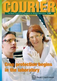 Crop protection begins in the laboratory - Bayer CropScience