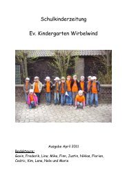 Schulkinderzeitung April 2011 - evangelische Kirchengemeinde ...