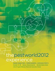 Download the Official PestWorld 2012 Program. - National Pest ...