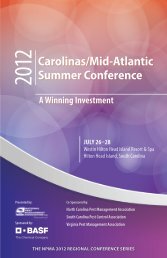 Carolinas/Mid-Atlantic Summer Conference - National Pest ...