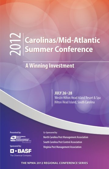 Carolinas/Mid-Atlantic Summer Conference - National Pest ...