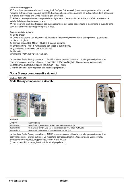 Sinergroup Depuratori Acqua Addolcitori Osmosi Inversa Erogatori acqua