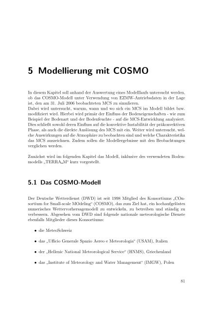 Mesoskalige konvektive Systeme wÃ¤hrend des ... - IMK-TRO