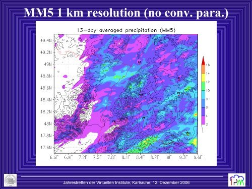 Systematische Fehler von Wettervorhersagemodellen in ... - IMK-TRO