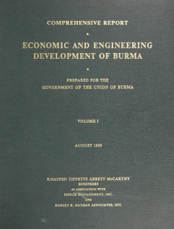 nomic and engineer! development of burma - Nathan Associates