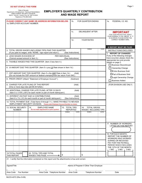 NUCS-4072 - UI Tax