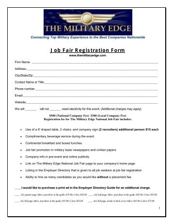 job registration form