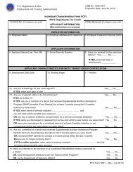 ETA Form 9061 - Employment & Training Administration