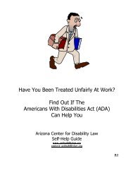 Have You Been Treated Unfairly At Work - Arizona Center for ...