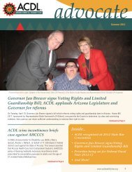 Inside... - Arizona Center for Disability Law