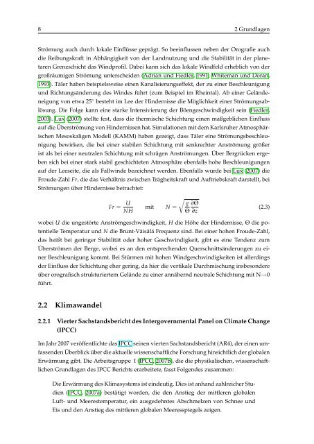 anderungen der hÂ¨aufigkeit und intensit Â¨at von ... - IMK-TRO - KIT