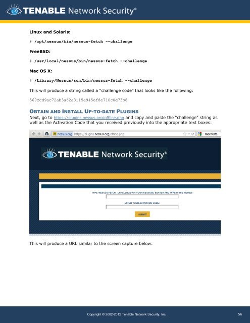 Nessus 5.0 Installation and Configuration Guide - Tenable Network