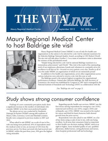 THE VITALINK - Maury Regional Healthcare System