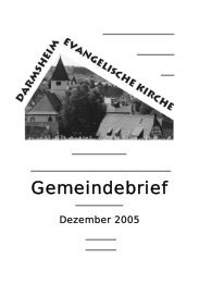 Konfirmation 21. Mai 2006 - Evangelische Kirchengemeinde ...