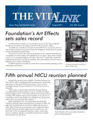 THE VITA INK - Maury Regional Healthcare System