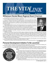 LINK LINK THE VITA - Maury Regional Healthcare System