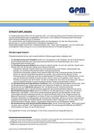 Strukturplanung (pdf) - GPM InfoCenter