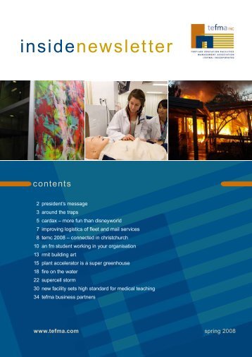 insidenewsletter - Tertiary Education Facilities Management ...