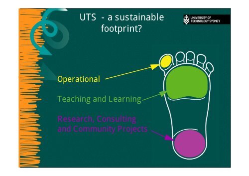 Sustainability @ the University of Technology, Sydney - Tertiary ...