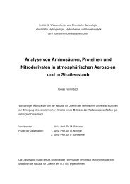 Analyse von Aminosäuren, Proteinen und Nitroderivaten in ...