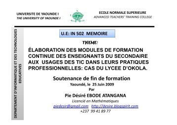 PrÃ©sentation Power point du mÃ©moire.pdf