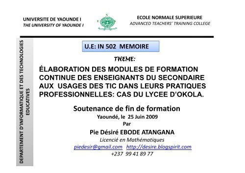 PrÃ©sentation Power point du mÃ©moire.pdf