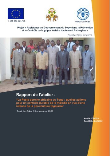 Rapport atelier PPA - fao ectad bamako