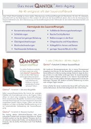Qantox Sauerstoff Therapie - Dr.med. Walter Irlacher Bad FÃ¼ssing
