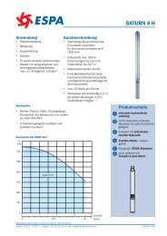 Datenblatt (pdf) - Espa Deutschland